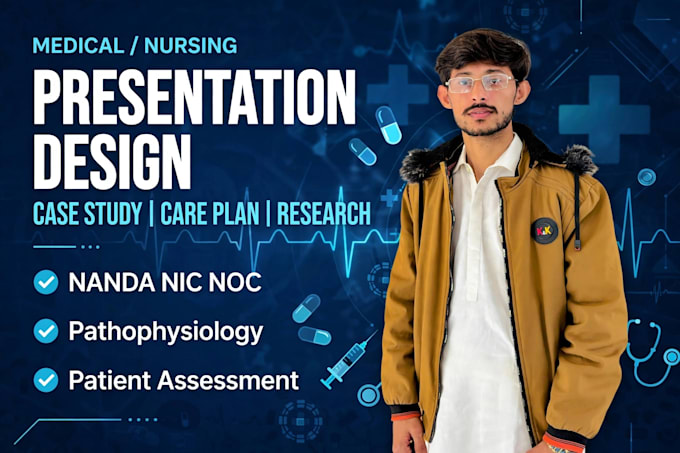 create nursing presentation, care plan, soap notes, case study