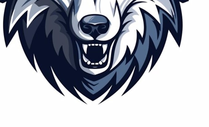design modern dog care brand logo