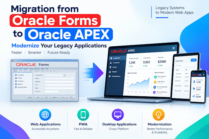 migrate oracle forms to oracle apex and modernize