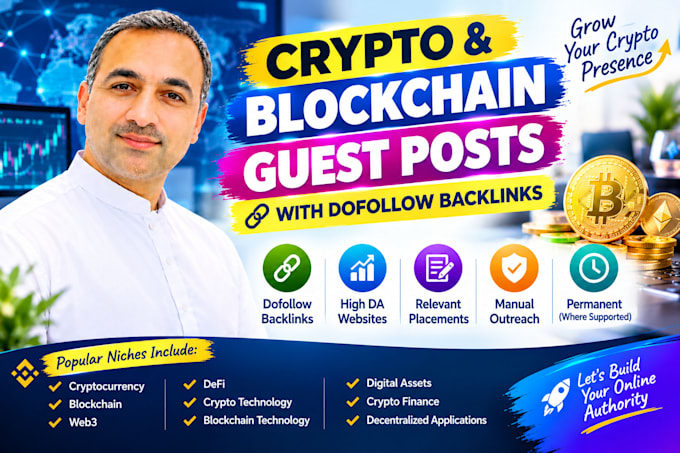 publish crypto and blockchain guest posts with high dofollow backlinks