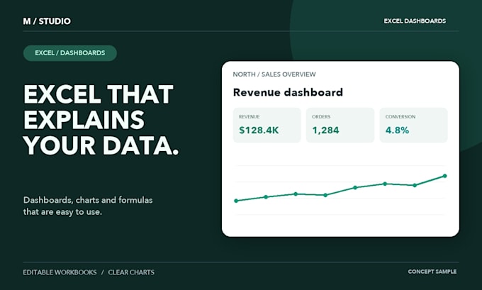 build custom excel dashboards
