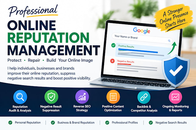 do online reputation management ORM, reputation repair and reverse SEO