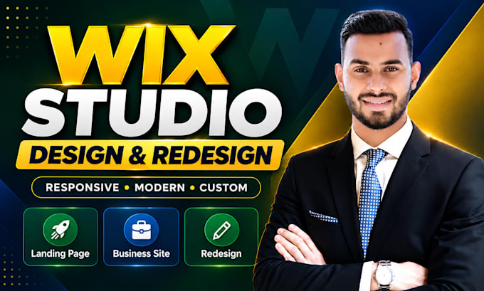 design, develop or redesign a modern wix studio website or wix website