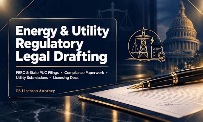 write expert utility regulatory submissions and puc filings