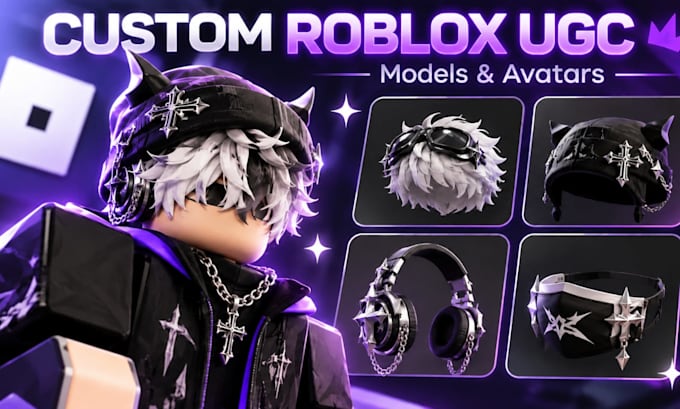 create roblox ugc, custom roblox ugc models and avatar