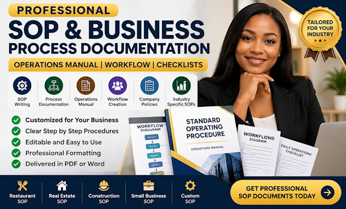 create sop business process documentation operations