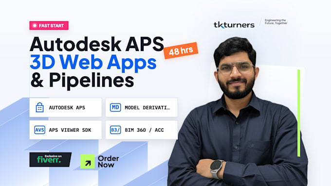 build autodesk aps web app and model derivative pipeline