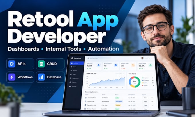 build a retool app, dashboard, automation, and internal tool