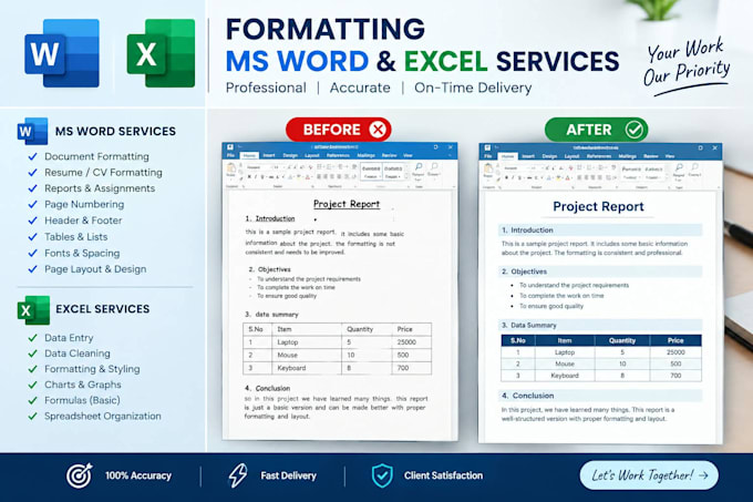 do ms word document formatting