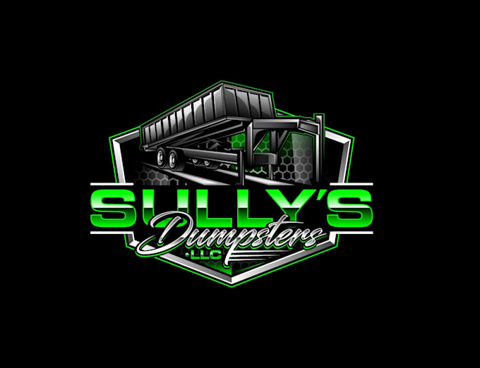 design modern high quality dumpster logo in high definition