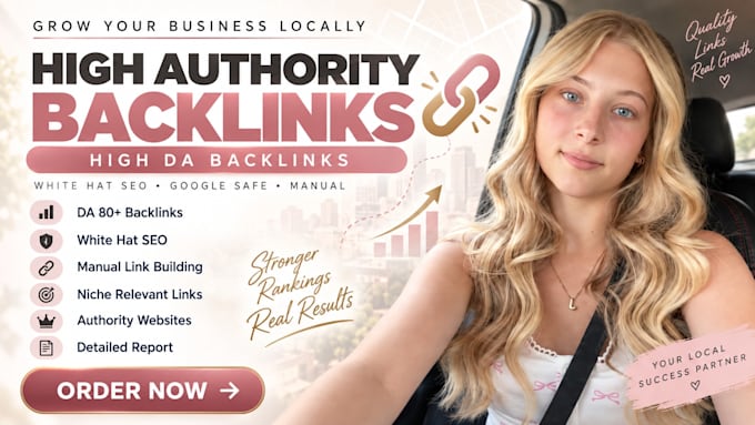 build high authority backlinks for GEO visibility