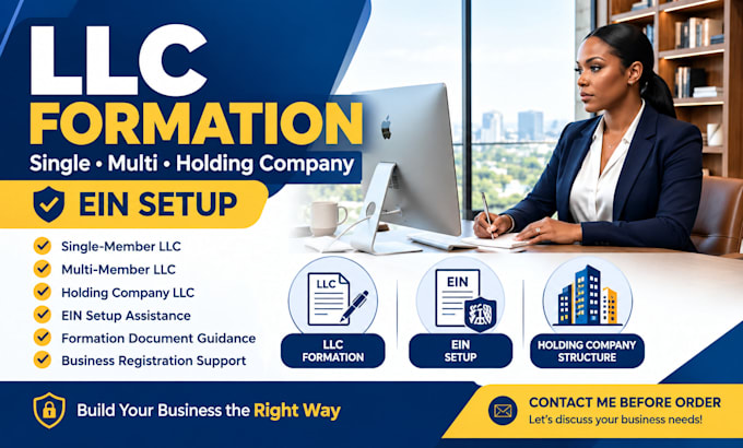 do single membership llc, multi membership llc, ein setup, holding company llc