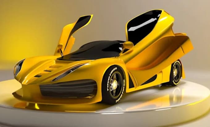 create realistic 3d car models for rendering and animation