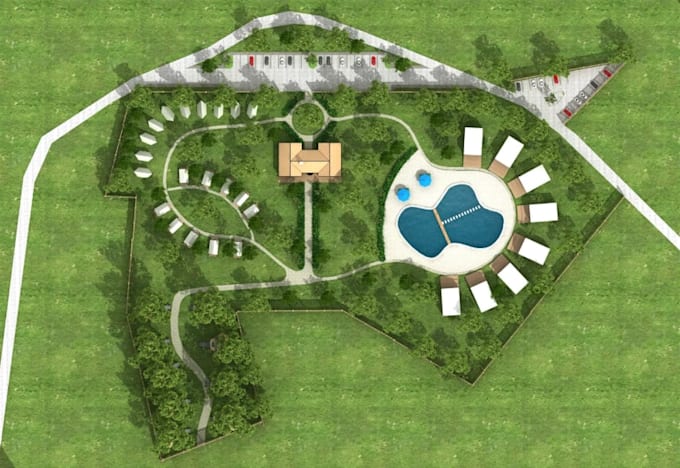 design site plan, facility master plan, community spatial map, site development