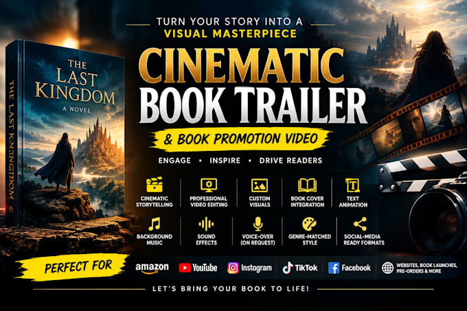do top notch book trailer, book promotion video, book teaser, author promo