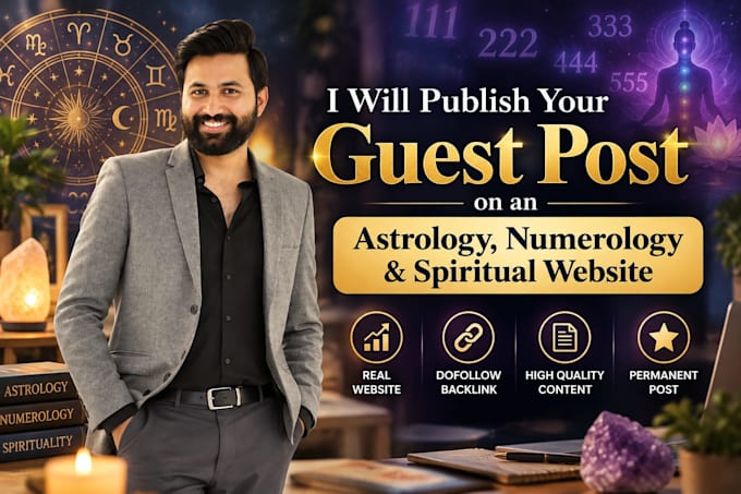 publish astrology numerology guest posts and link insertions
