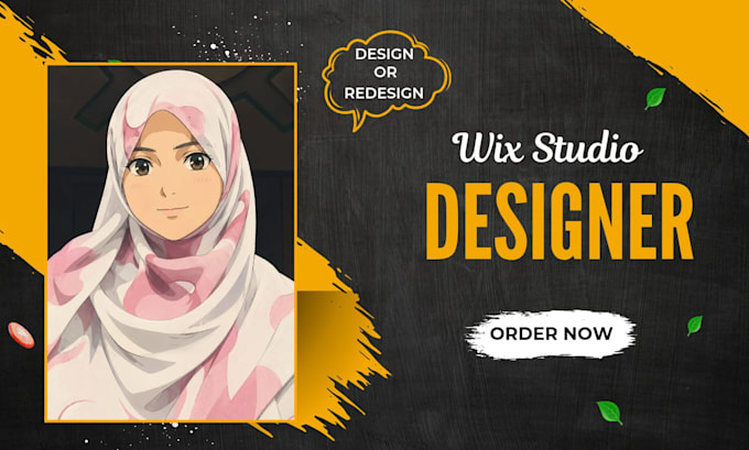 design wix studio website, redesign wix website or create wix site