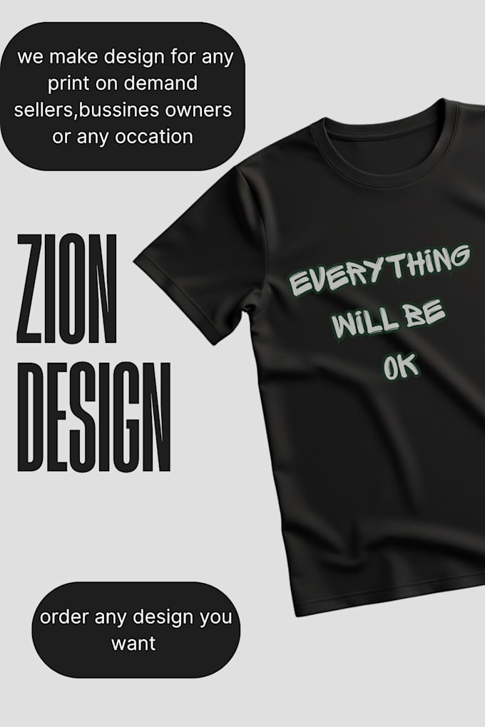 create ready to use typography shirt designs