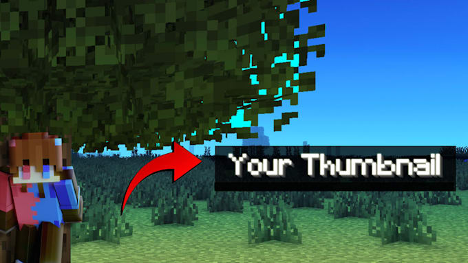 make a minecraft thumbnail within 32hour