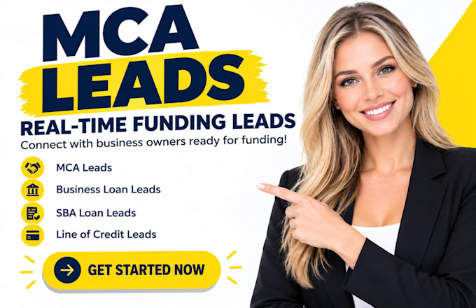 do lead generation and provide ucc leads for mca
