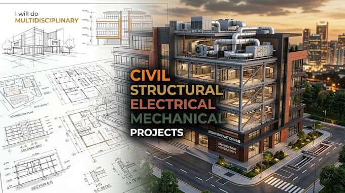 do civil structural electrical mechanical projects