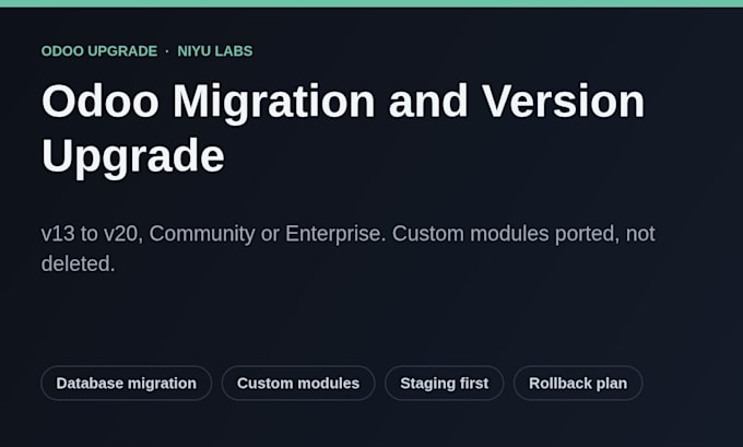 migrate and upgrade your odoo to version 19 or 20