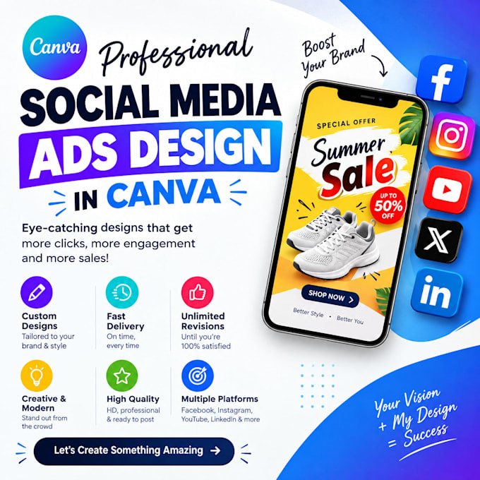 design professional social media ads in canva