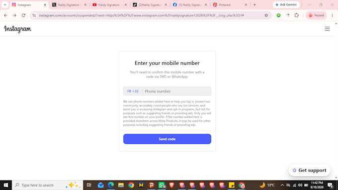 social media creation and set up desgin conyent