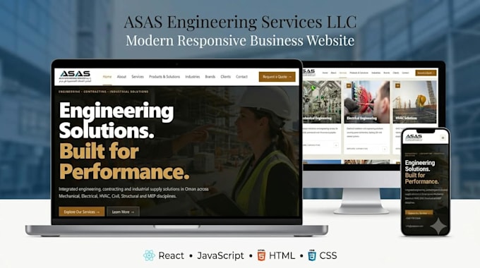 build a responsive react website