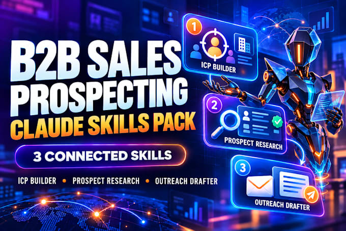 build ai driven custom claude skills for b2b sales prospecting