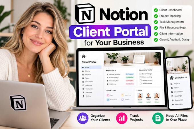 build a notion client portal for your business
