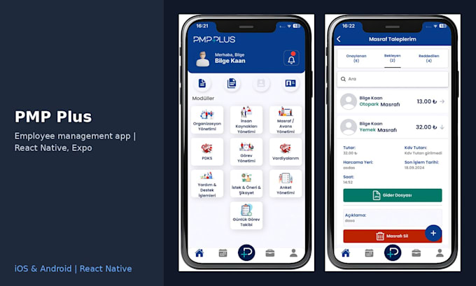 develop your ios and android app with react native and expo