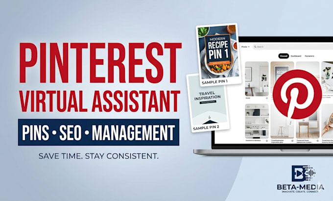 be your pinterest virtual assistant for SEO, pins and content management