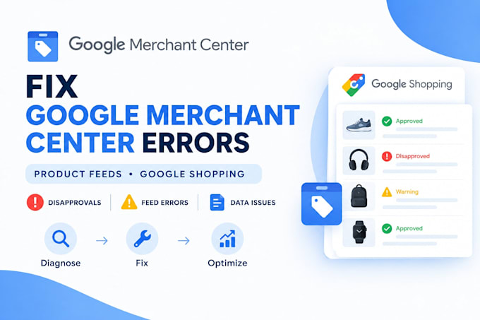 fix google merchant center product feed disapprovals and errors