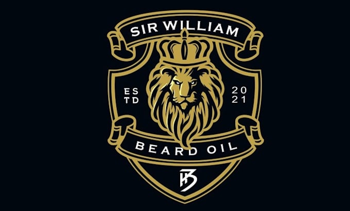 design beautiful beard oil company logo