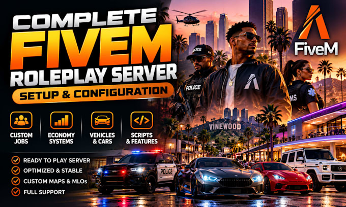 setup and configure your fivem roleplay server