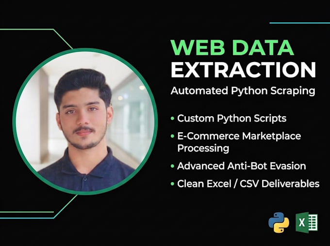 scrape, extract, and transform data from multiple sources into a structured form