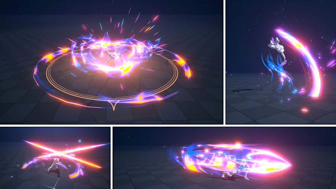 create combat based vfx for your unreal engine game or prototype