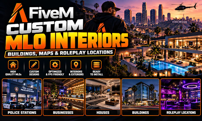 create custom fivem mlo interiors for your roleplay server