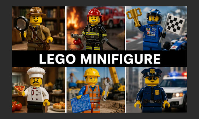 create custom lego minifigures, characters and lego designs