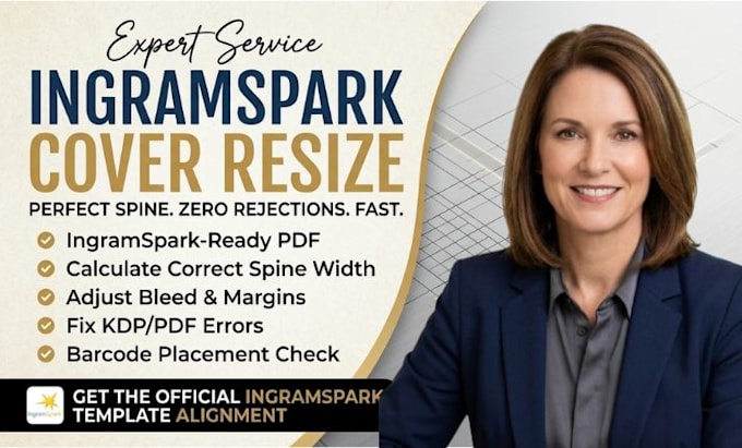 resize and fix for book cover ingramspark and KDP