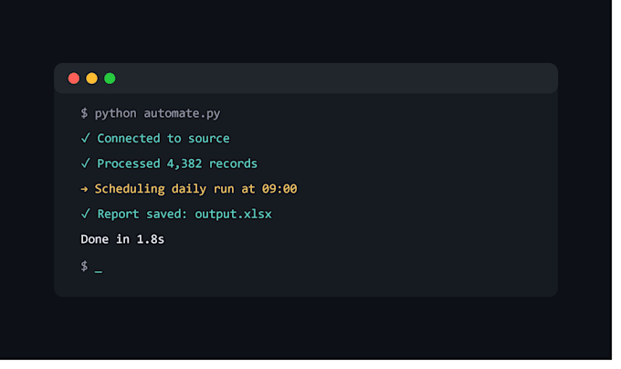 be your go to python developer