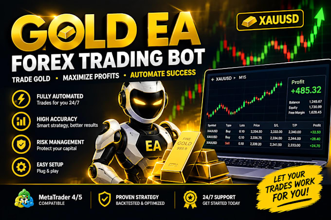 develop gold ea, forex trading ea, gold trading bot