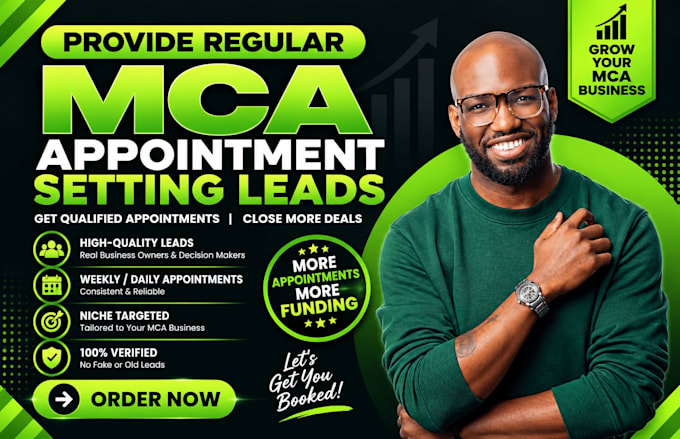 set qualified mca appointments and merchant cash advance leads