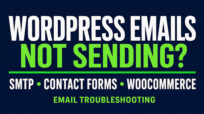 fix wordpress emails not sending, SMTP, contact forms, and email errors