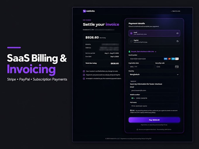 integrate stripe or paypal payments into your nextjs app