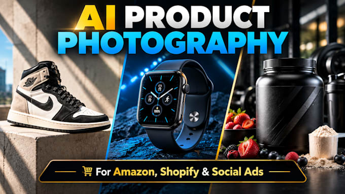 create ai product photography for amazon and shopify
