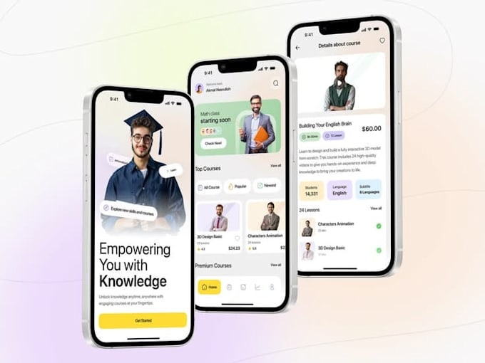 develop an education, e learning or school management app