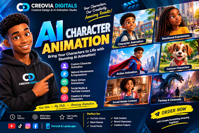 create amazing ai character animation videos