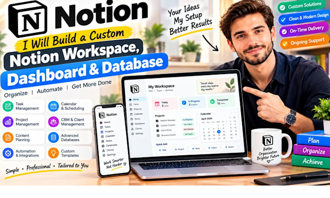 notion template, notion dashboard, notion workspace, notion